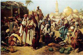 unknow artist Arab or Arabic people and life. Orientalism oil paintings  382 China oil painting art